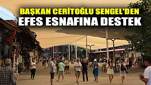 BAŞKAN CERİTOĞLU SENGEL'DEN EFES ESNAFINA DESTEK: TİCARİ ALAN İÇİN İNŞAAT RUHSATI VERMEM MÜMKÜN DEĞİL