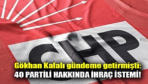 CHP'de kent gündemine damga vuran eylemde 40 partili hakkında ihraç istemi!
