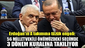 Erdoğan'ın A takımına tüzük engeli: 56 milletvekili önümüzdeki seçimde 3 dönem kuralına takılıyor