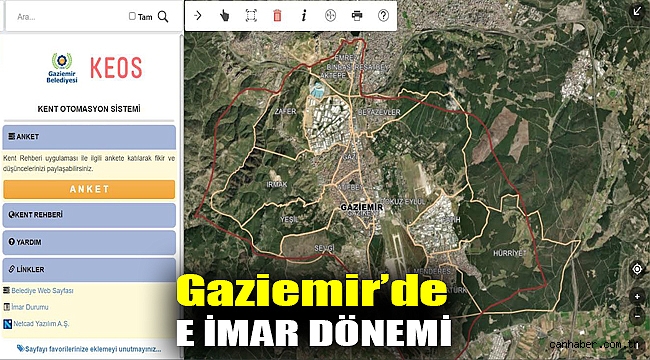 Gaziemir’de E İmar dönemi