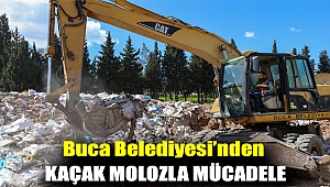 Buca Belediyesi’nden kaçak molozla mücadele