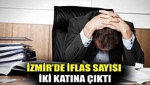 İzmir'de iflas sayısı iki katına çıktı