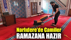 NARLIDERE’DE CAMİLER RAMAZANA HAZIR