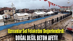 Uzmanlar sel felaketini değerlendirdi: Doğal değil beton afeti!