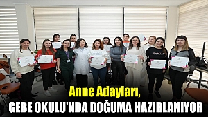 Anne adayları, Gebe Okulu’nda doğuma hazırlanıyor