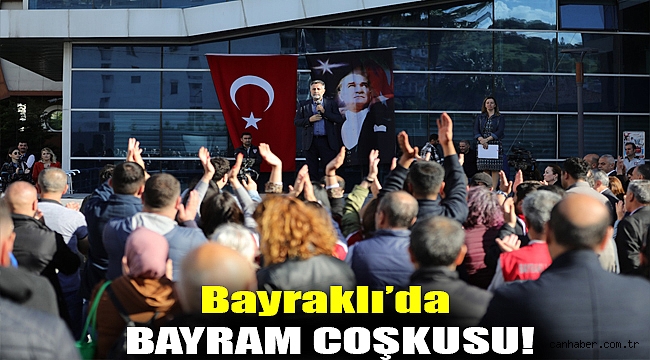 Bayraklı’da bayram coşkusu!