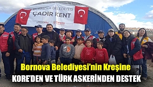 Bornova Belediyesi’nin kreşine Kore’den ve Türk askerinden destek
