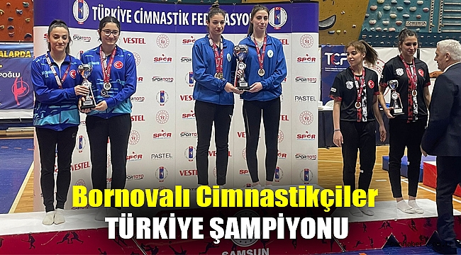 Bornovalı cimnastikçiler Türkiye Şampiyonu