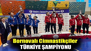 Bornovalı cimnastikçiler Türkiye Şampiyonu