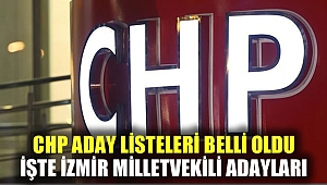 CHP Aday Listeleri Belli Oldu İşte İzmir Milletvekili Adayları