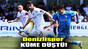 Denizlispor küme düştü!