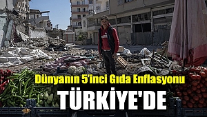 Dünyanın 5’inci gıda enflasyonu Türkiye'de