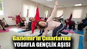 Gaziemir’in çınarlarına yogayla gençlik aşısı