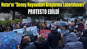 Hotar’ın “Deney Hayvanları Araştırma Laboratuvarı” protesto edildi: Hayvanlardan elini çek!