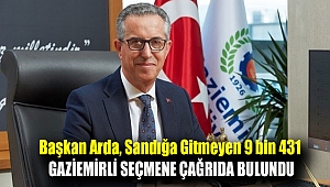 Başkan Arda, sandığa gitmeyen 9 bin 431 Gaziemirli seçmene çağrıda bulundu