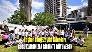 Başkan İduğ: Zeytin fidanları çocuklarımızla birlikte büyüyecek