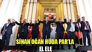 “Bir ülkücüyü kesseniz dahi HÜDA PAR ile aynı sandığa girmez” diyen Sinan Oğan HÜDA PAR’la el ele