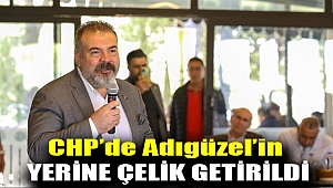 CHP’de Adıgüzel’in yerine Çelik getirildi