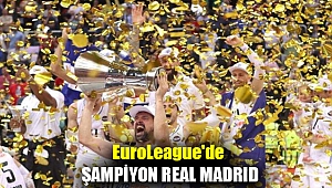 EuroLeague'de şampiyon Real Madrid! Olympiakos 78 - 79 Real Madrid