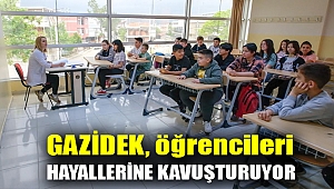 GAZİDEK, öğrencileri hayallerine kavuşturuyor