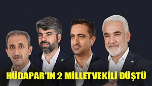 Hüdapar'ın 2 milletvekili düştü
