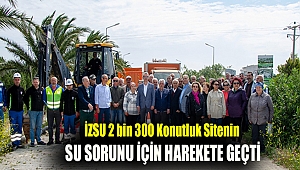 İZSU 2 bin 300 konutluk sitenin su sorunu için harekete geçti