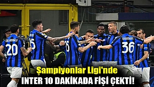 Şampiyonlar Ligi'nde Inter 10 dakikada fişi çekti! Milan 0 - 2 Inter