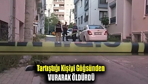 Tartıştığı kişiyi göğsünden vurarak öldürdü