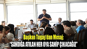 Tugay: “Sandığa atılan her oya sahip çıkacağız”