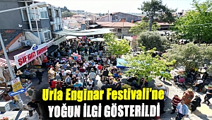 Urla Enginar Festivali'ne yoğun ilgi gösterildi