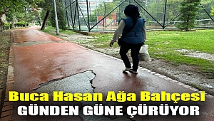 Buca Hasan Ağa Bahçesi günden güne çürüyor