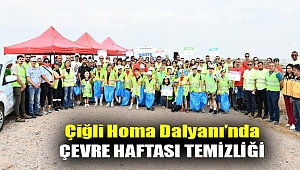 Çiğli Homa Dalyanı’nda Çevre Haftası Temizliği
