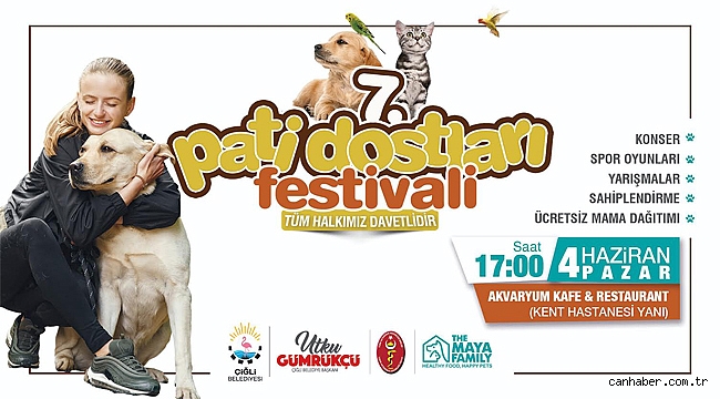 Çiğlili Hayvanseverler 7. Pati Dostları Festivalinde Buluşuyor