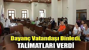 Dayanç vatandaşı dinledi, talimatları verdi