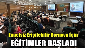 Engelsiz Erişilebilir Bornova için eğitimler başladı