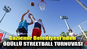 Gaziemir Belediyesi'nden ödüllü Streetball Turnuvası