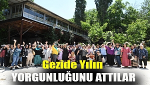 Gezide yılın yorgunluğunu attılar