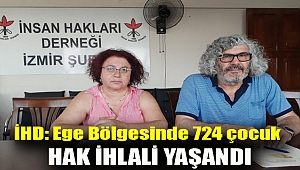 İHD: Ege Bölgesinde 724 çocuk hak ihlali yaşandı