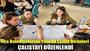 İlçe belediyelerine yönelik Eşitlik Birimleri Çalıştayı düzenlendi