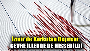 İzmir'de Korkutan Deprem: Çevre İllerde De Hissedildi