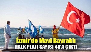 İzmir’de Mavi Bayraklı halk plajı sayısı 40’a çıktı