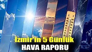 İzmir'in 5 günlük hava raporu