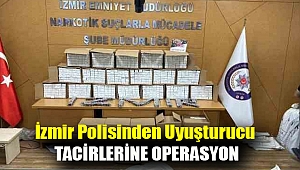 İzmir polisinden uyuşturucu tacirlerine operasyon