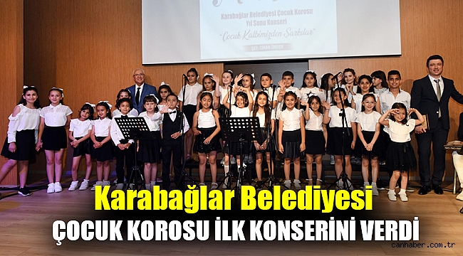 Karabağlar Belediyesi Çocuk Korosu ilk konserini verdi
