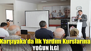 Karşıyaka'da ilk yardım kurslarına yoğun ilgi