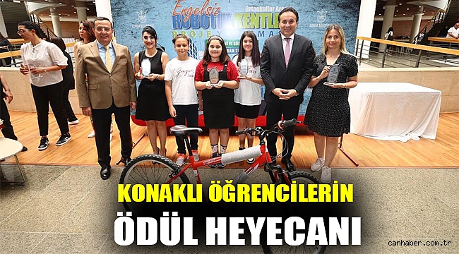 KONAKLI ÖĞRENCİLERİN ÖDÜL HEYECANI