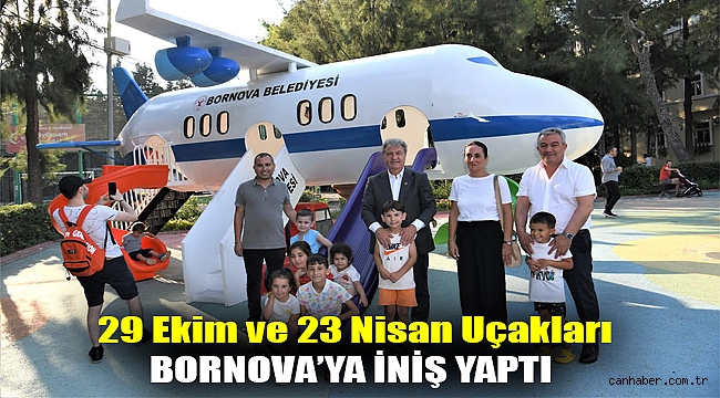 29 Ekim ve 23 Nisan Uçakları Bornova’ya iniş yaptı