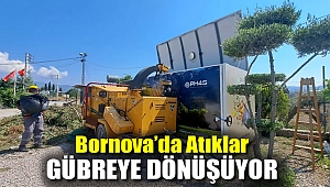 Bornova’da atıklar gübreye dönüşüyor