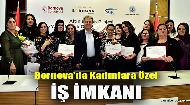 Bornova'da kadınlara özel iş imkanı