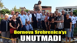 Bornova Srebrenica’yı unutmadı